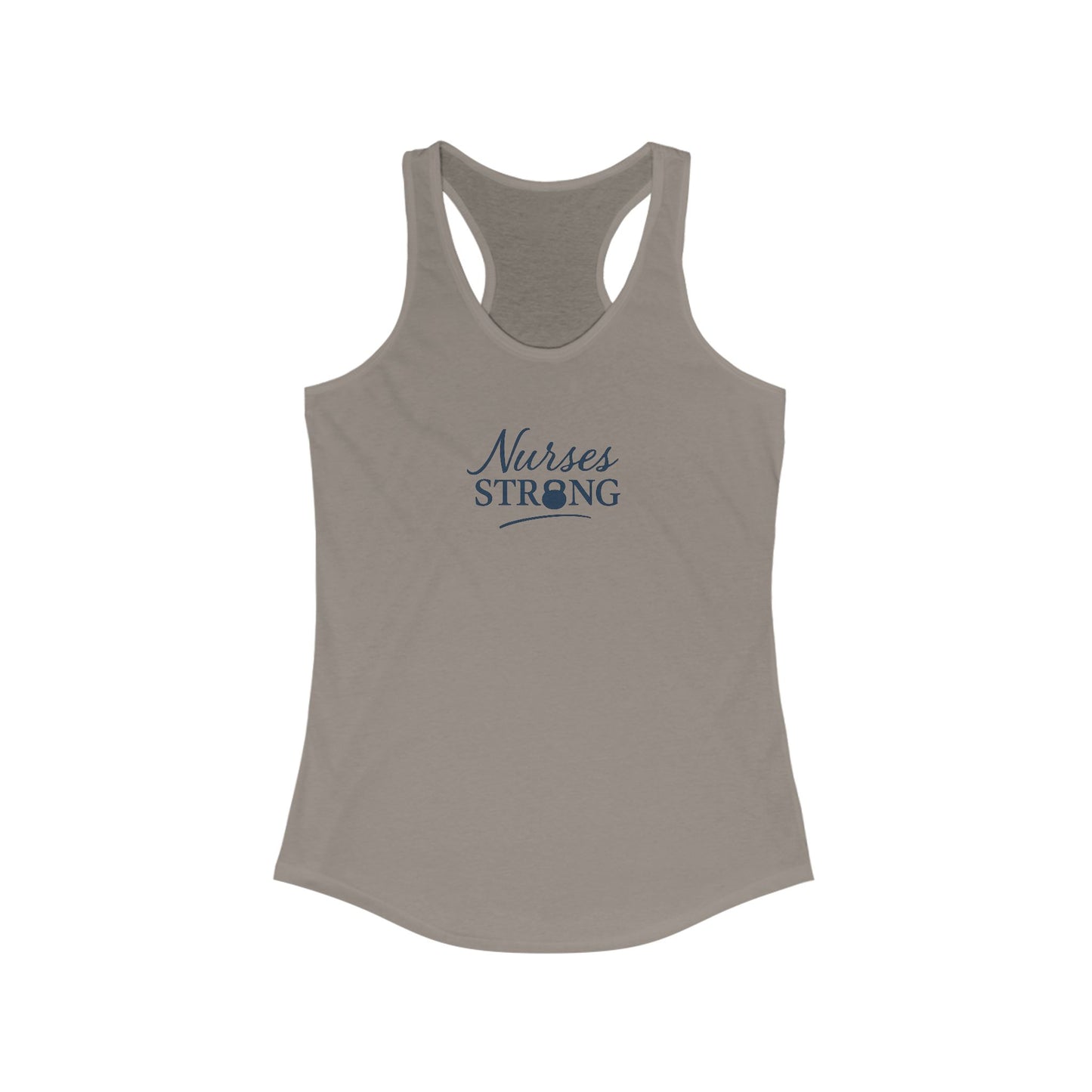 Nurses Strong Racerback Tank - Motivational Fitness Shirt, Workout Apparel, Gift for Nurses, Healthcare Team Spirit