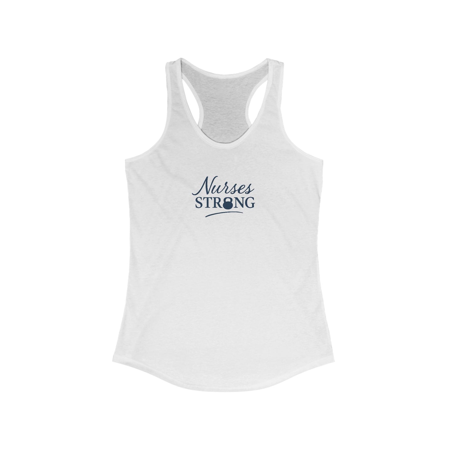 Nurses Strong Racerback Tank - Motivational Fitness Shirt, Workout Apparel, Gift for Nurses, Healthcare Team Spirit