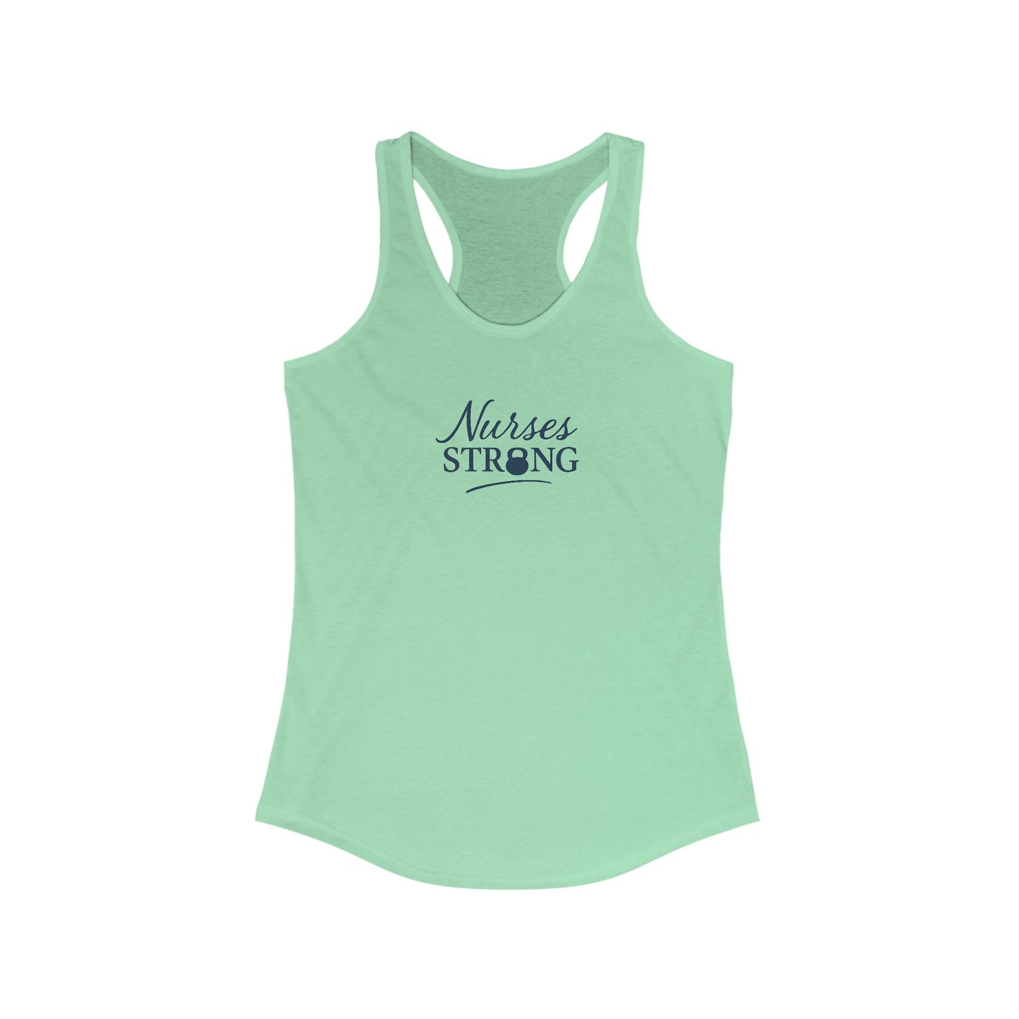 Nurses Strong Racerback Tank - Motivational Fitness Shirt, Workout Apparel, Gift for Nurses, Healthcare Team Spirit
