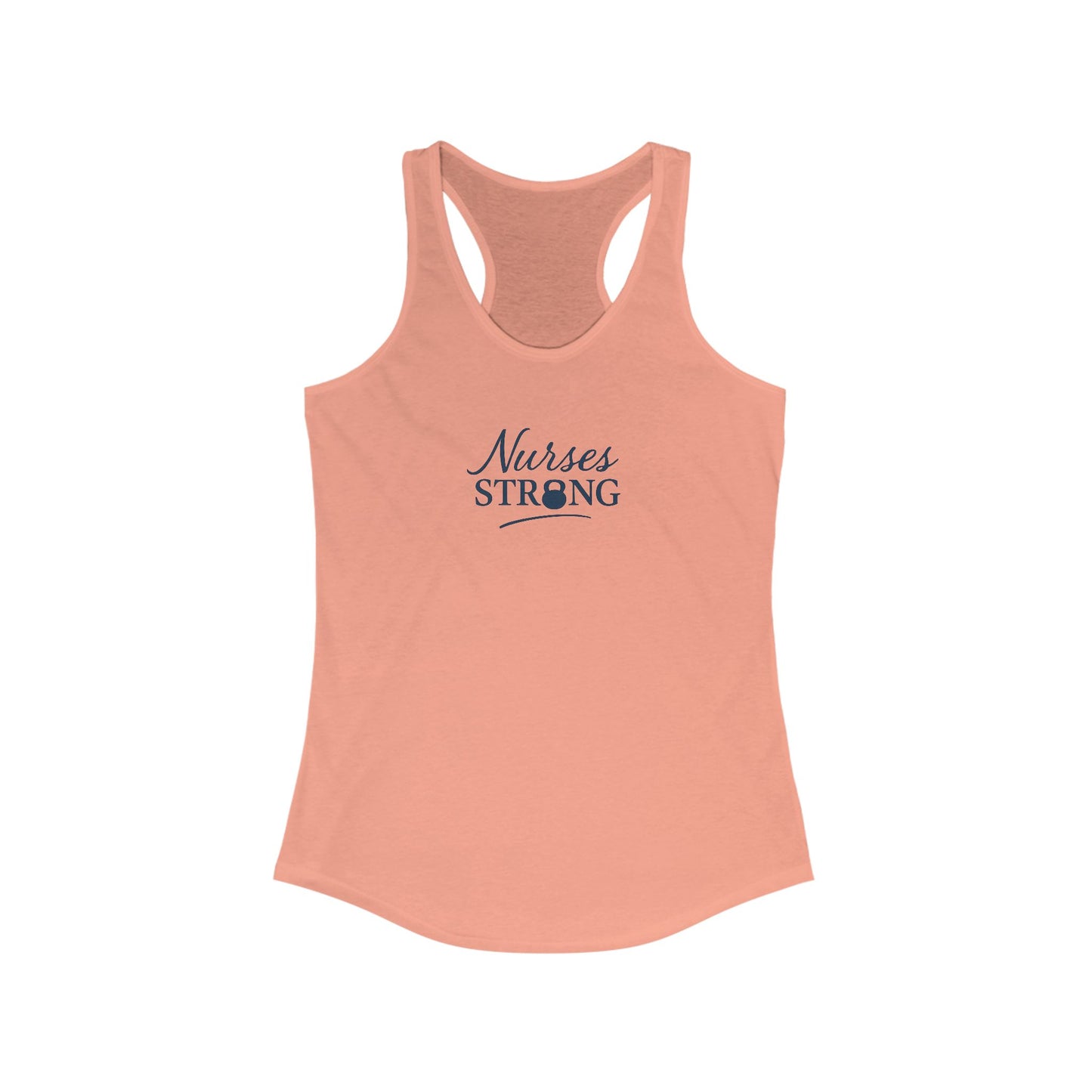 Nurses Strong Racerback Tank - Motivational Fitness Shirt, Workout Apparel, Gift for Nurses, Healthcare Team Spirit