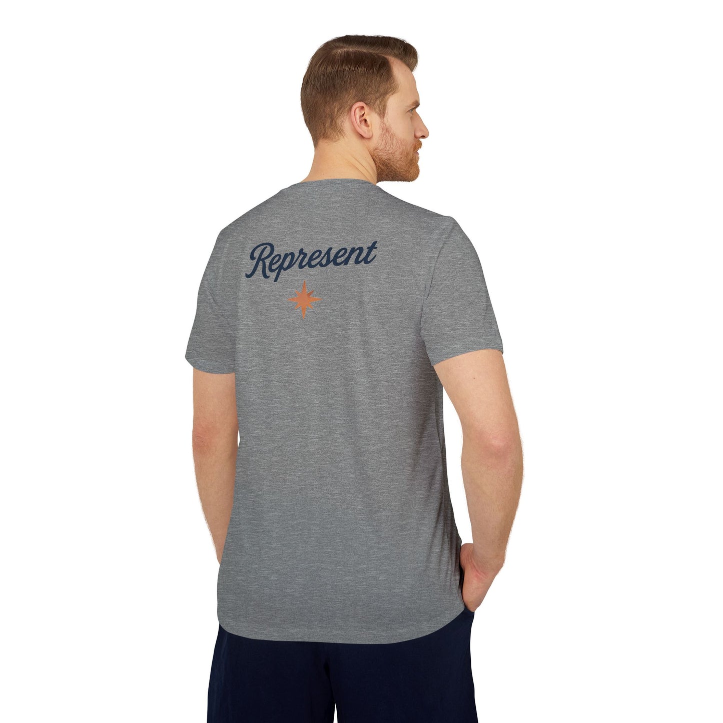 LI Strong NS Adidas Sports Tee, Casual, Activewear, Fitness Gift, Workout Clothing