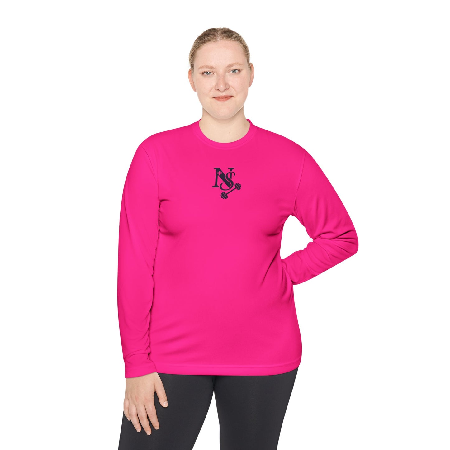 DB Cross Fitness Long Sleeve Tee, Gym Shirt, Workout Apparel, Weightlifting Top, Casual Sportswear, Active Lifestyle Clothing