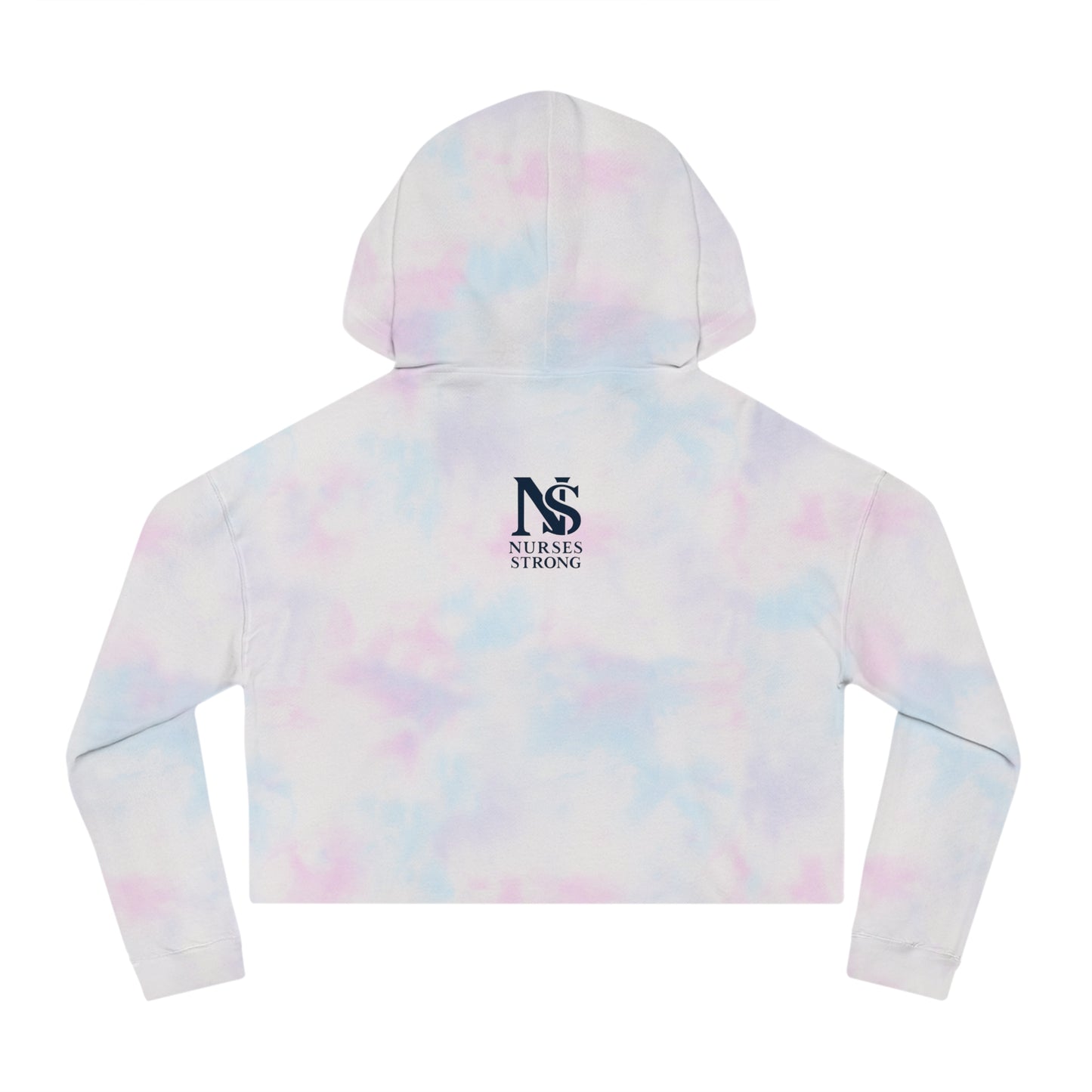 Nurse Strong Cropped Hoodie, Fitness Apparel, Workout Sweatshirt, Nurse Gift, Workout Motivation