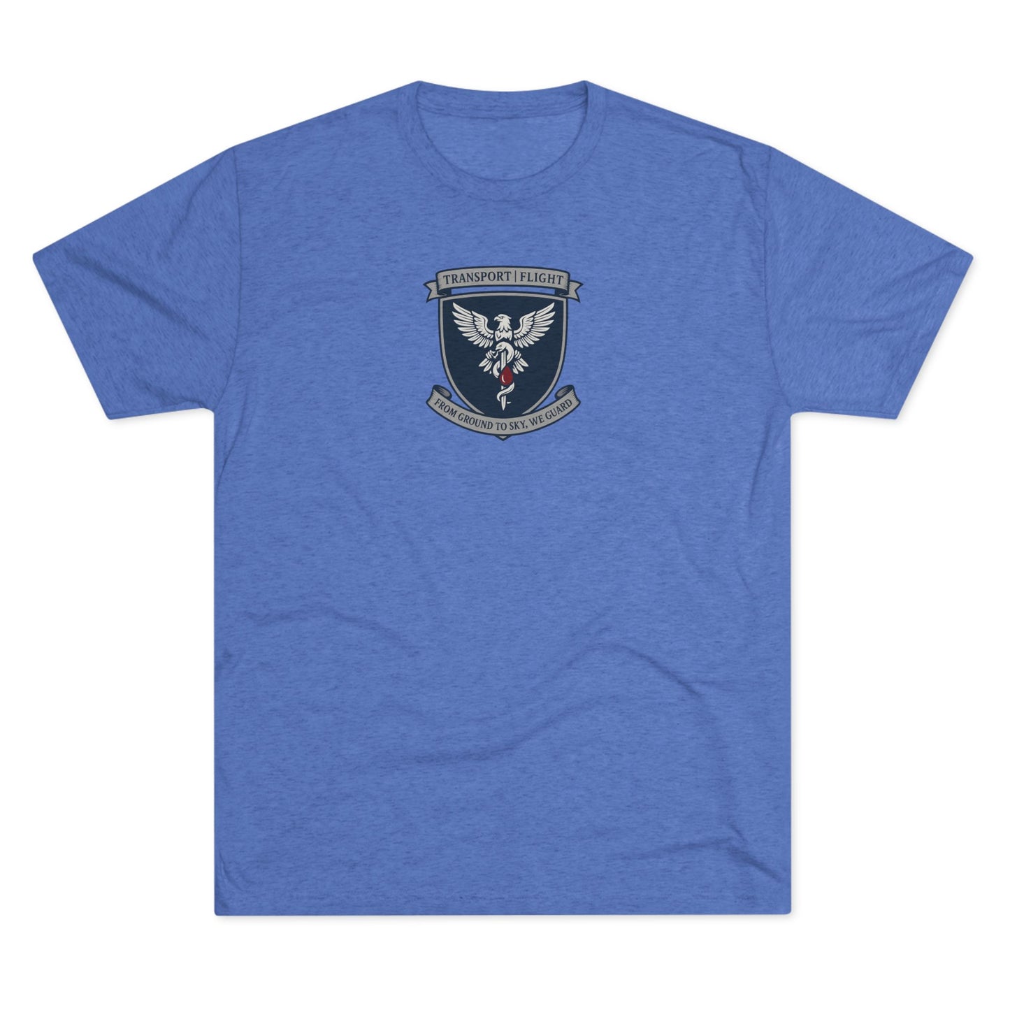 Transport Nurse Tri-Blend Crew Tee, Comfortable Casual T-Shirt, Perfect Gift for Nature Lovers, Adventure Apparel, Everyday Wear