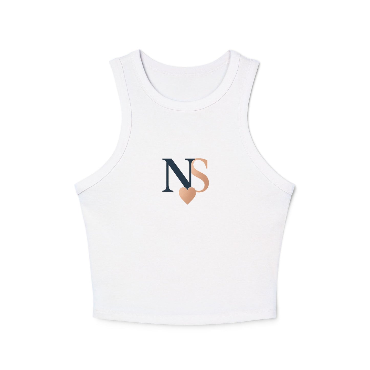 NS Heart Chic Women's Racer Tank Top | Summer Casual Top, Gift for Her, Layering Essential, Workout Apparel
