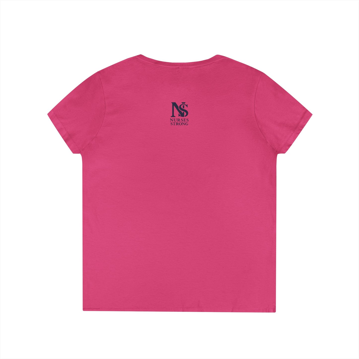 Empowering V-Neck T-Shirt for Strong Women, Motivational Shirt, Fitness Tee, Inspirational Gift, Ladies' Apparel
