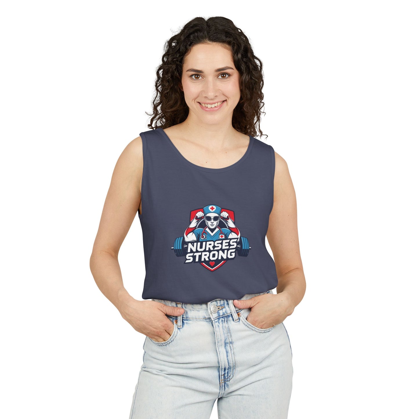 Nurse Strength Tank Top - Perfect Gift for Healthcare Workers, Gym Wear, Motivational Fitness Top, Nursing Appreciation Day, Fitness [...]