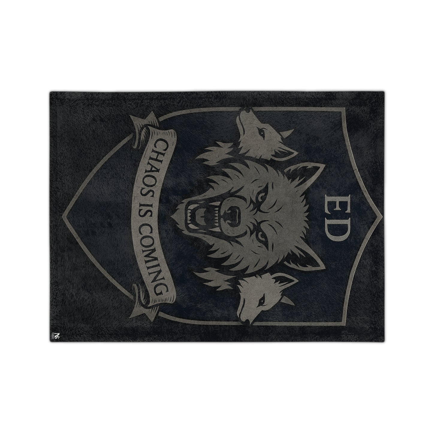 Chaos Is Coming Velveteen Microfiber Blanket - Cozy Throw for Fans, Wolf Decor, Gifts for Friends, Ideal for Home & Events
