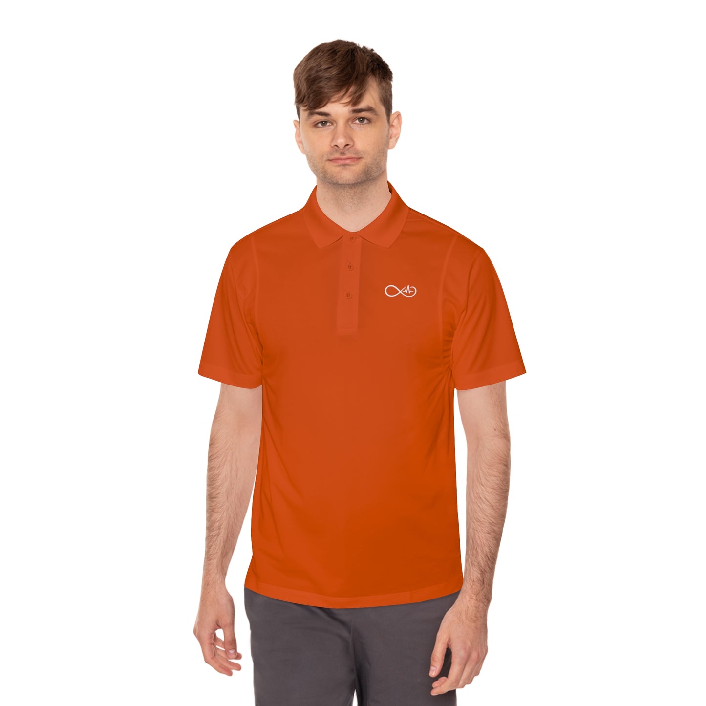 Infinity Men's Sport Polo Shirt - Lightweight Athletic Wear for Casual or Active Lifestyle, Perfect for Sports, Golf, Outdoor Events, Father's Day