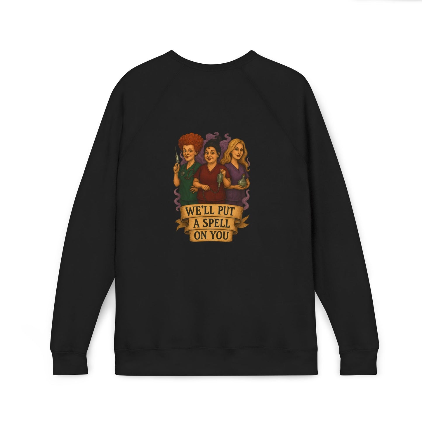 A Spell on You- Nurse and Halloween Sweatshirt, Cozy Unisex Sweatshirt, Gifts for Nurses, Halloween Apparel
