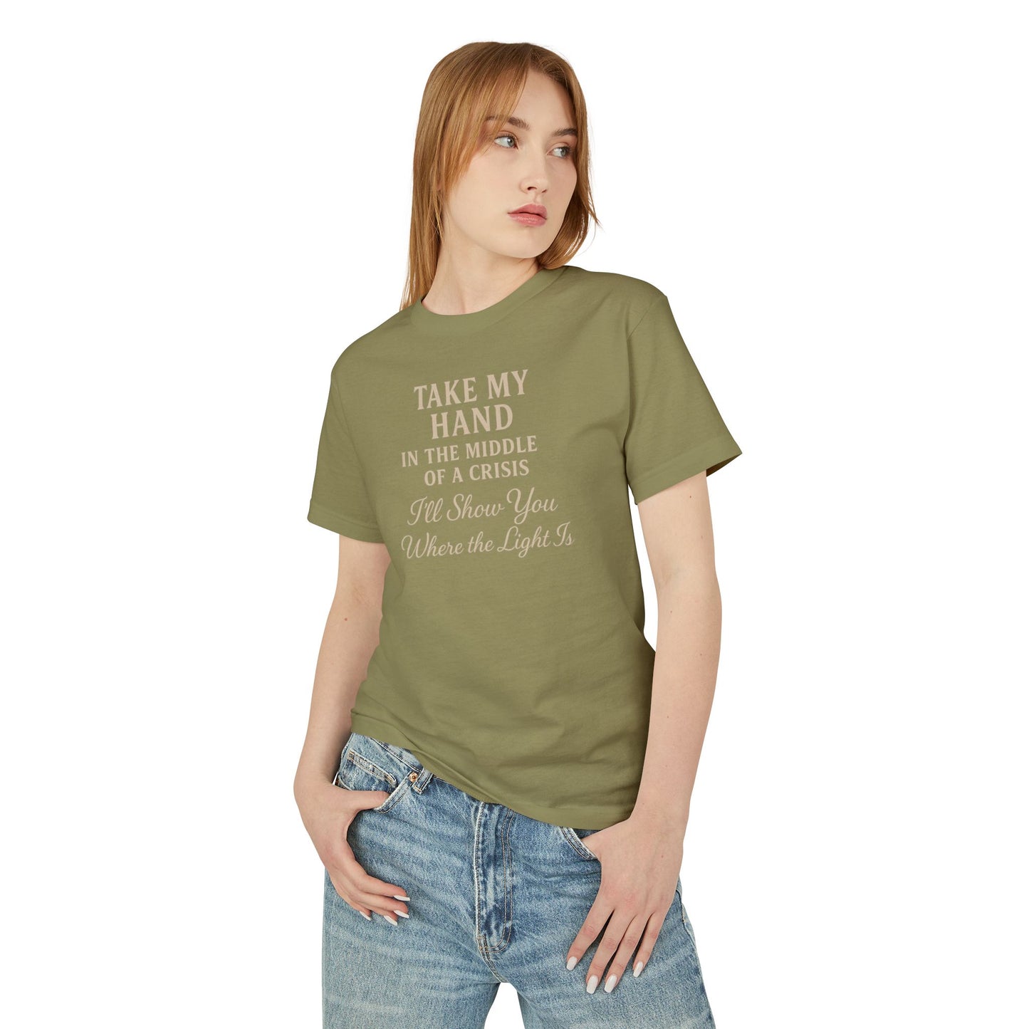 Take my Hand | Unisex Heavyweight Cotton Shirt