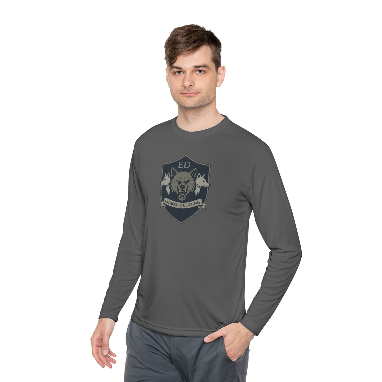 Chaos is Coming -Ready Unisex Long Sleeve Tee, Outdoorsy Shirt, Camping Gear, Gift for Nature Lovers, Hiking Tee