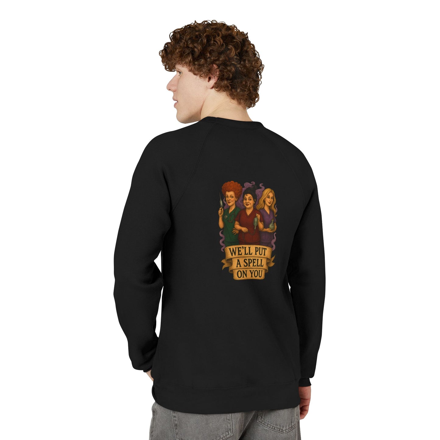 A Spell on You- Nurse and Halloween Sweatshirt, Cozy Unisex Sweatshirt, Gifts for Nurses, Halloween Apparel