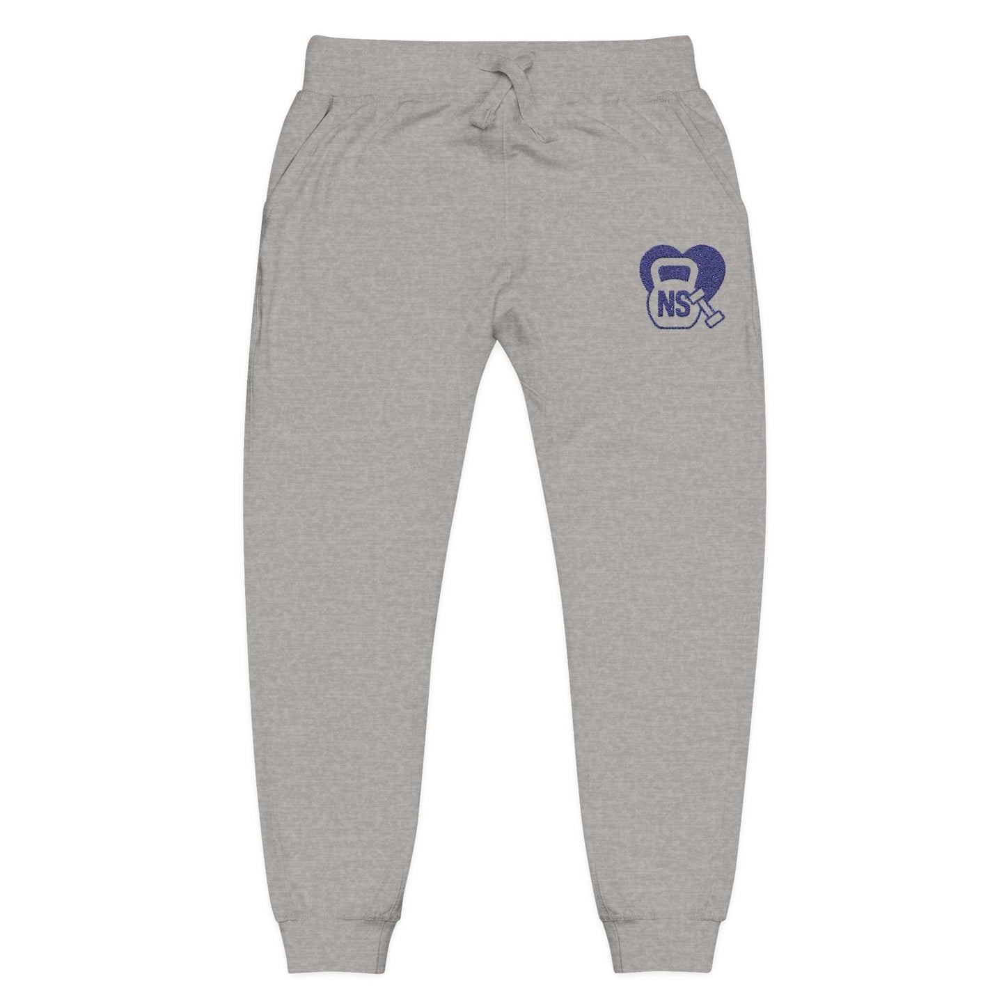 Cozy Embroidered Unisex Fleece Sweatpants, Comfortable Lounge Pants, Perfect for Relaxing, Gifts for Him/Her, Casual Style, Everyday Wear