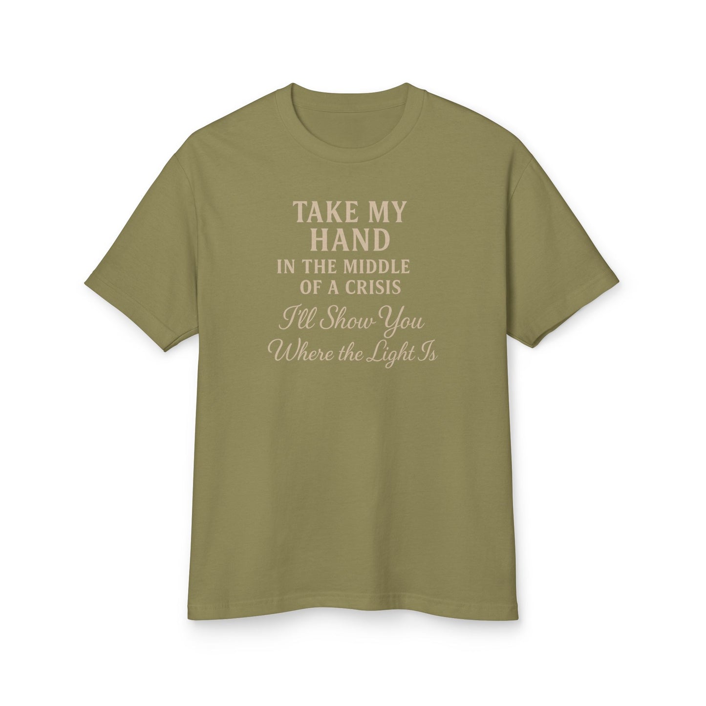 Take my Hand | Unisex Heavyweight Cotton Shirt