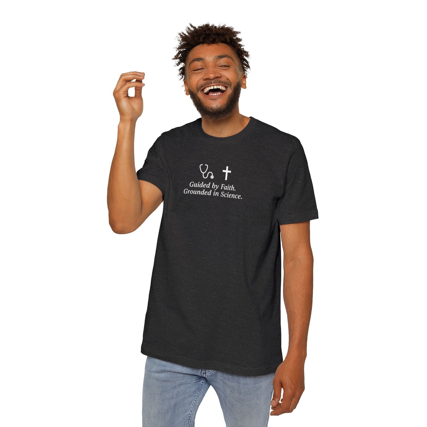 Faith and Science T-Shirt | Casual Wear, USA-Made