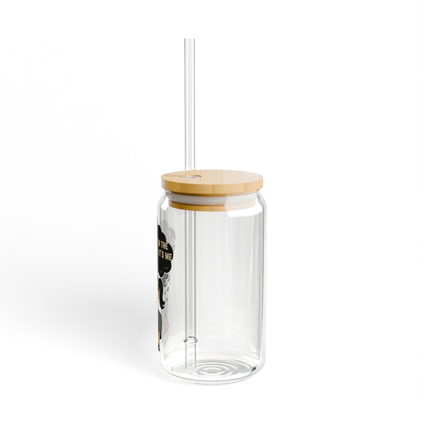 Sipper Glass- Mood Lifting, Perfect for Gifts, Home Decor, Coffee Lovers, and More!