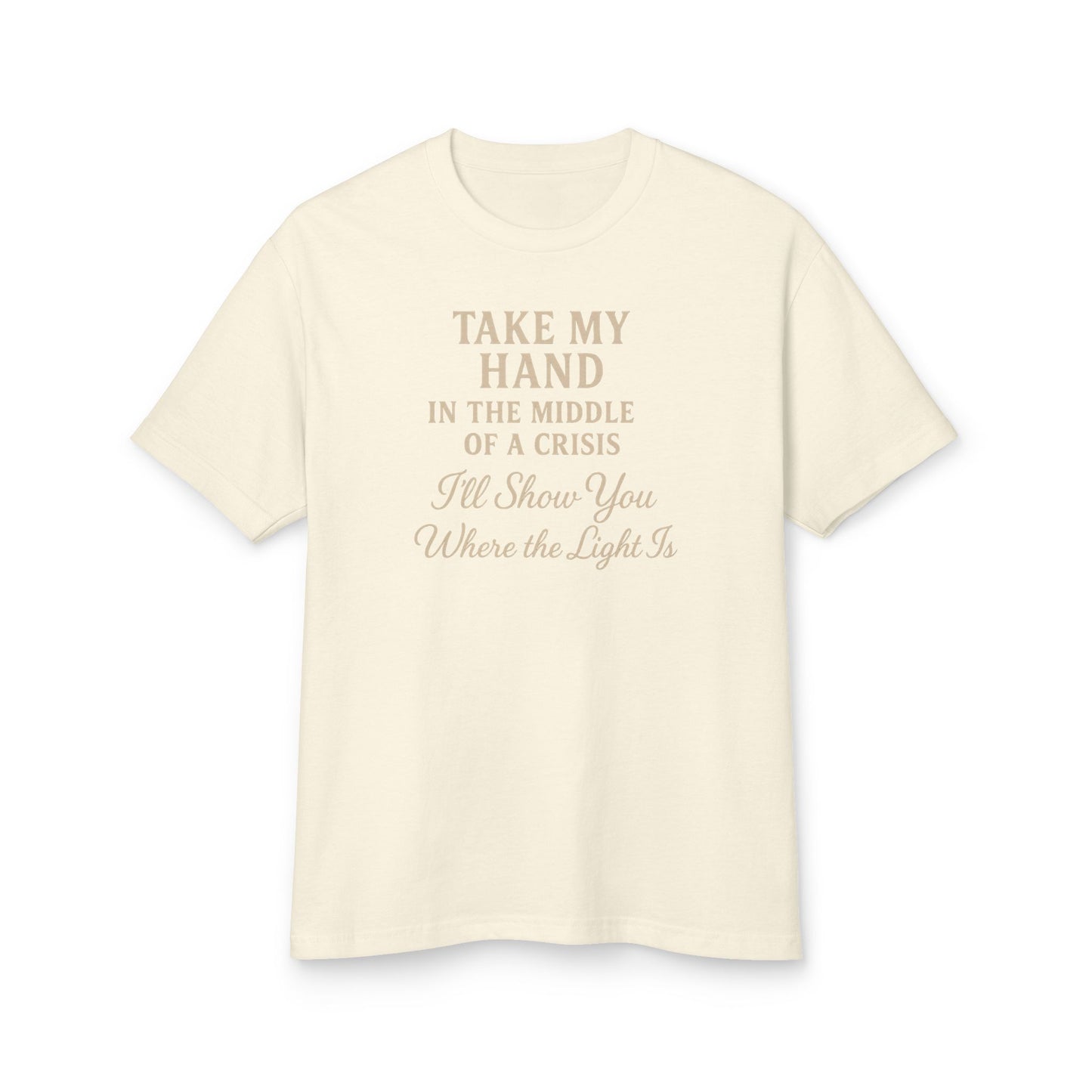 Take my Hand | Unisex Heavyweight Cotton Shirt