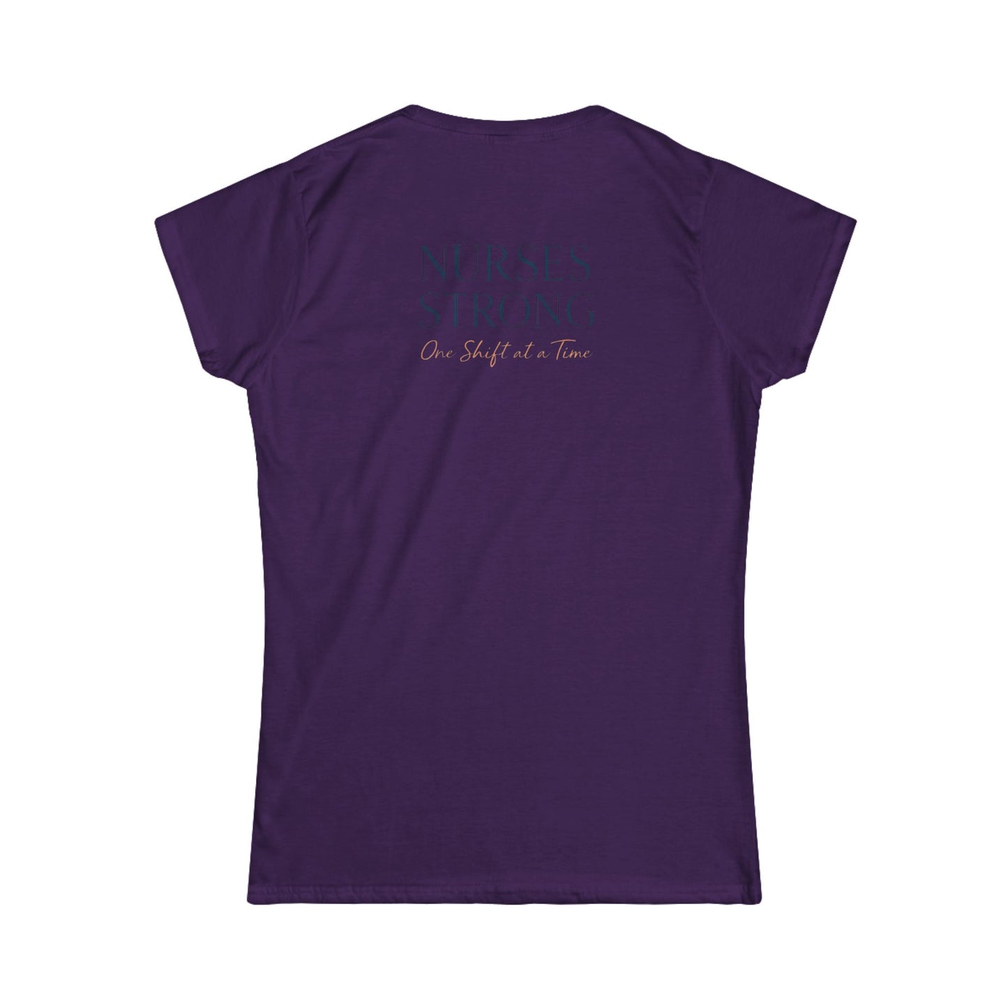 Nurses Strong Elegant Script Softstyle Tee