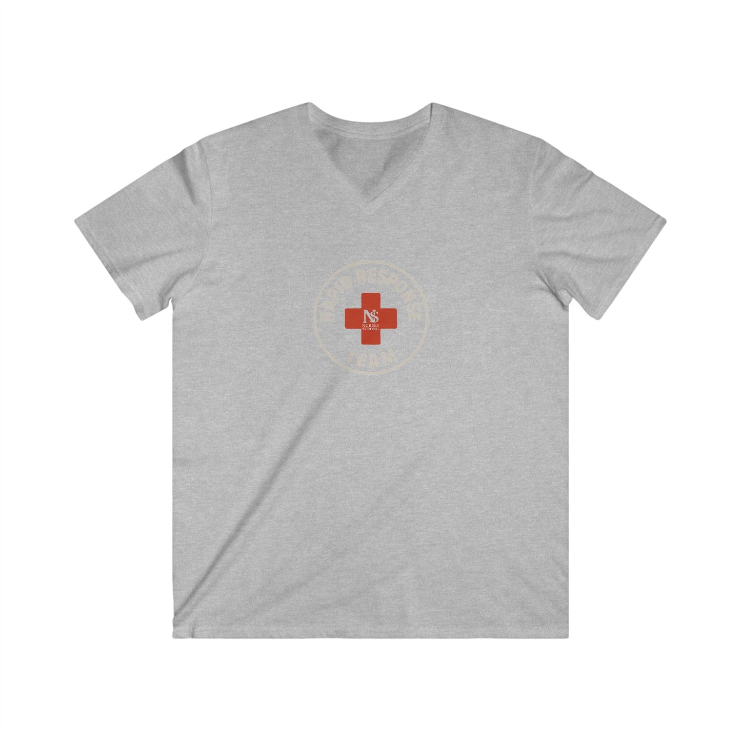 Men's V-Neck Tee - Rapid Response Team Graphic Shirt, Perfect for First Responders, Casual Wear, Gifting, Everyday Comfort, Team Spirit