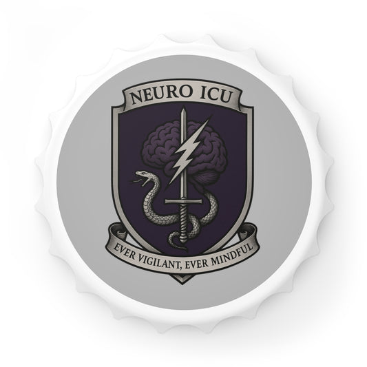 Neuro ICU Bottle Opener, Unique Gift for Healthcare Workers, Pub Accessory, Nursing Graduation Present, Hospital Staff Tool