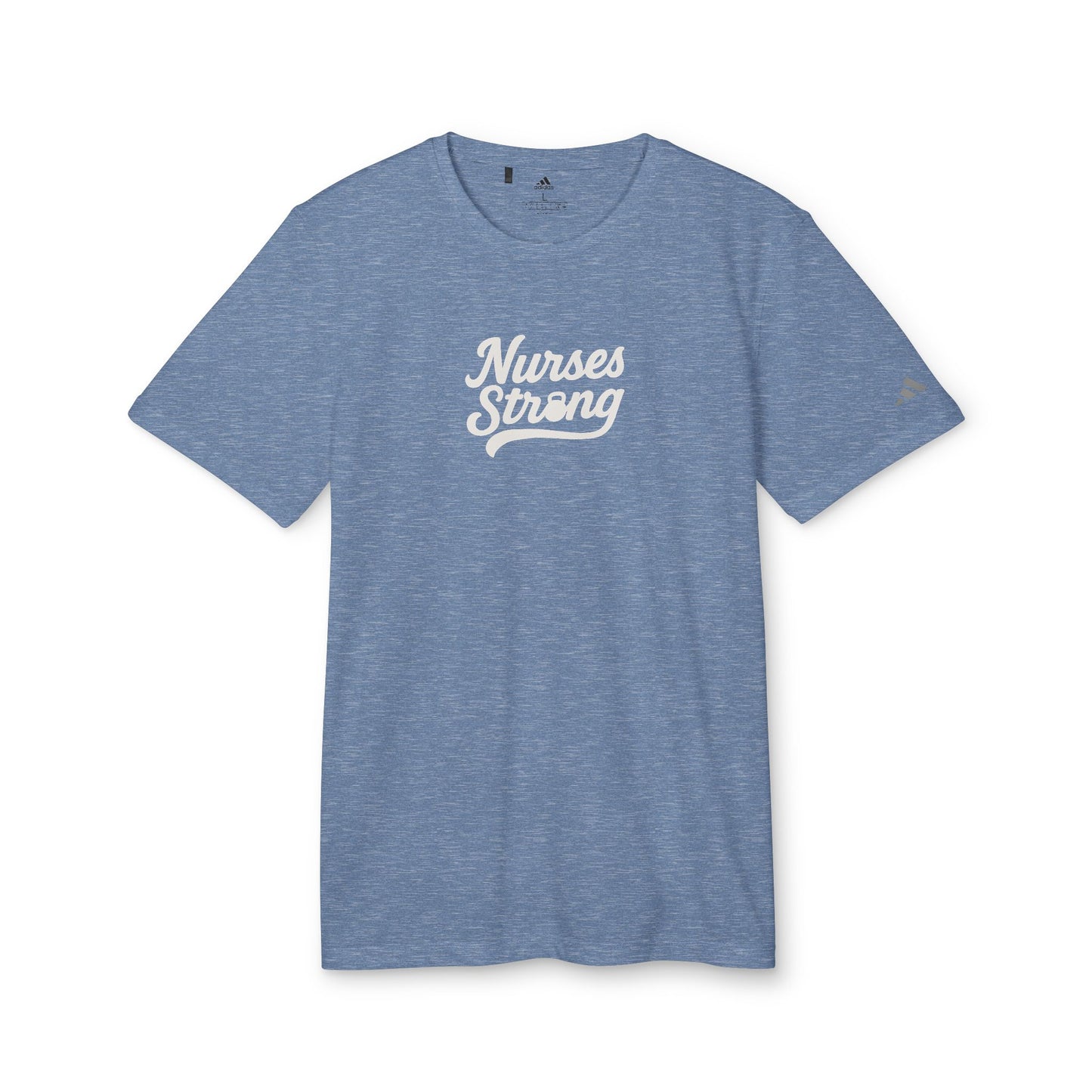 Adidas Varsity Logo Nurses Strong Sport T-Shirt, Workout Tee, Athletic Shirt, Casual Wear, Motivational Apparel