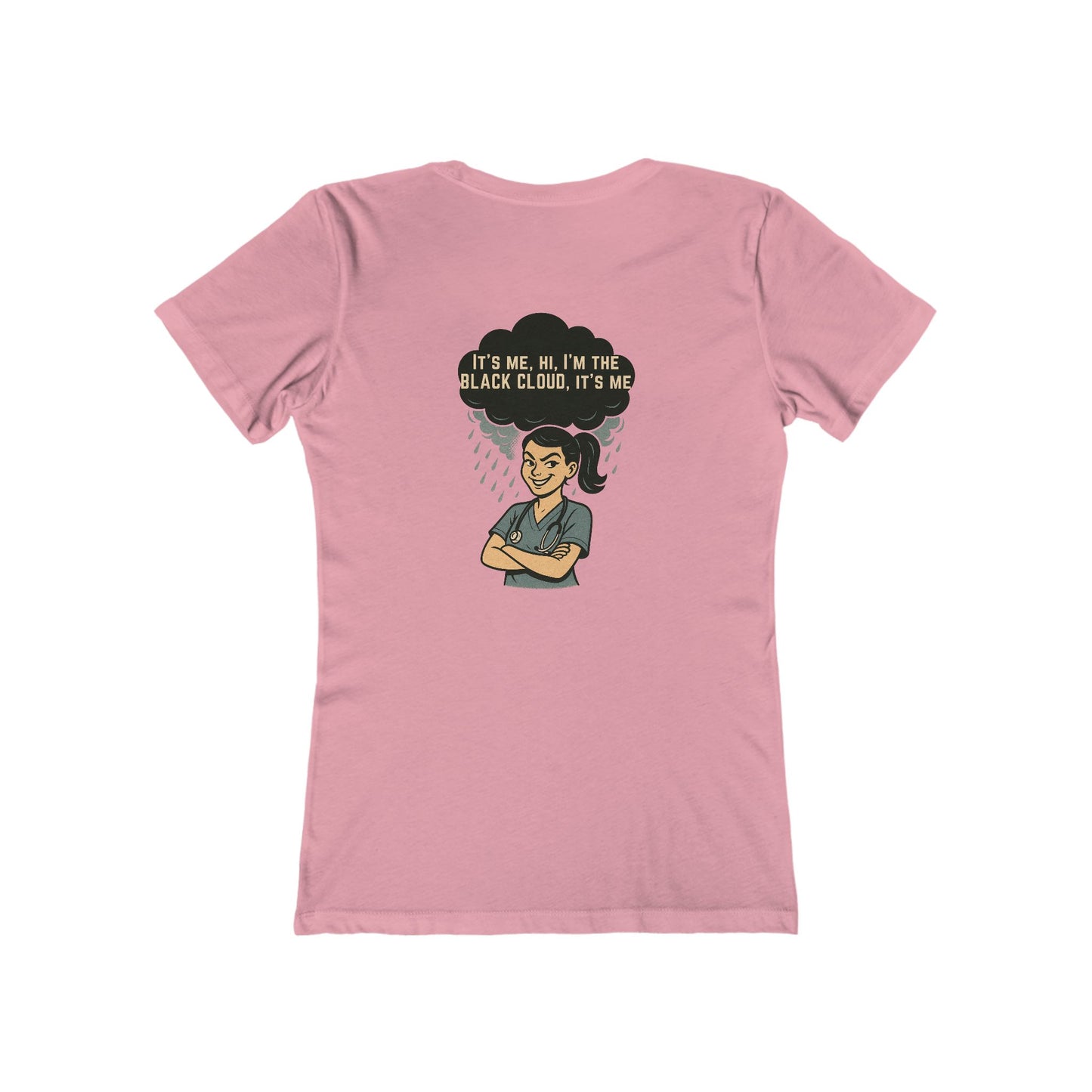 "I’m the Black Cloud” Women's Relaxed Tee, Casual Wear, Gift, Trendy T-Shirt, Everyday Comfort