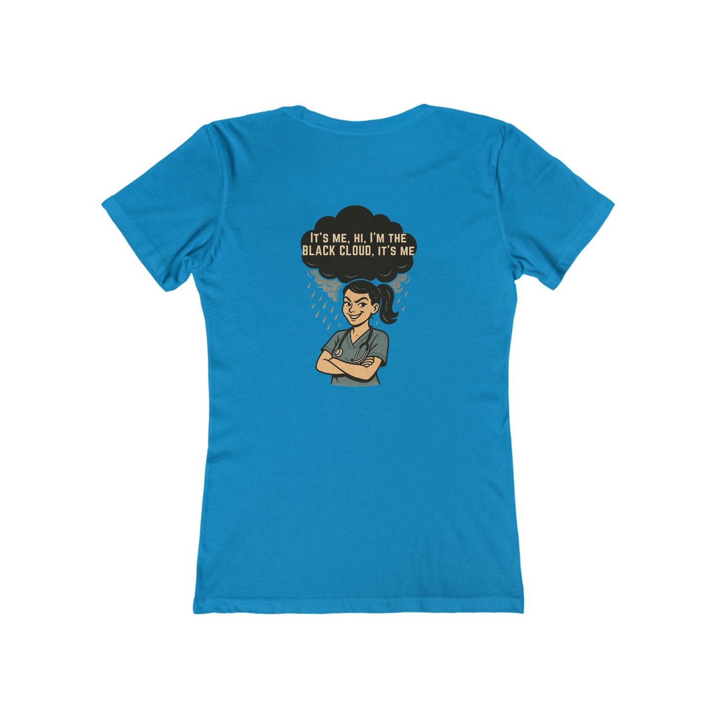"I’m the Black Cloud” Women's Relaxed Tee, Casual Wear, Gift, Trendy T-Shirt, Everyday Comfort