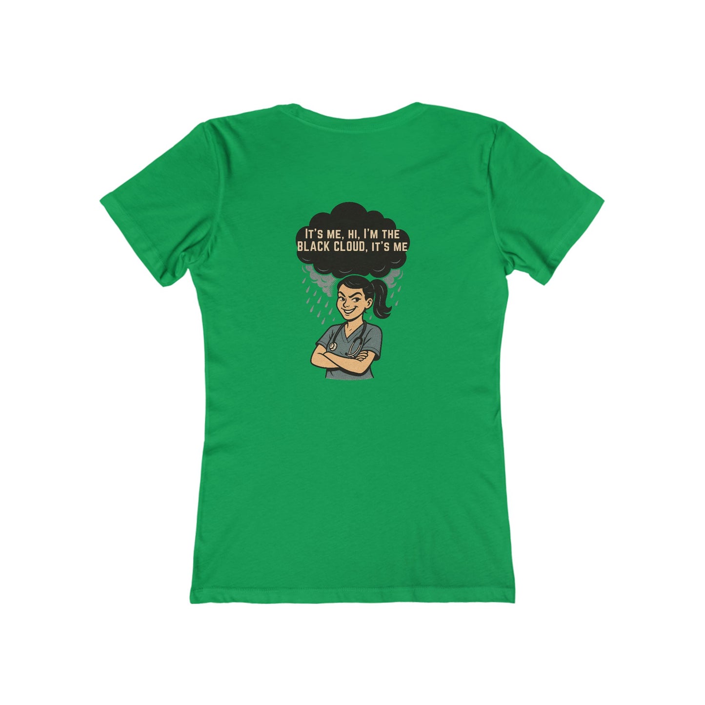 "I’m the Black Cloud” Women's Relaxed Tee, Casual Wear, Gift, Trendy T-Shirt, Everyday Comfort