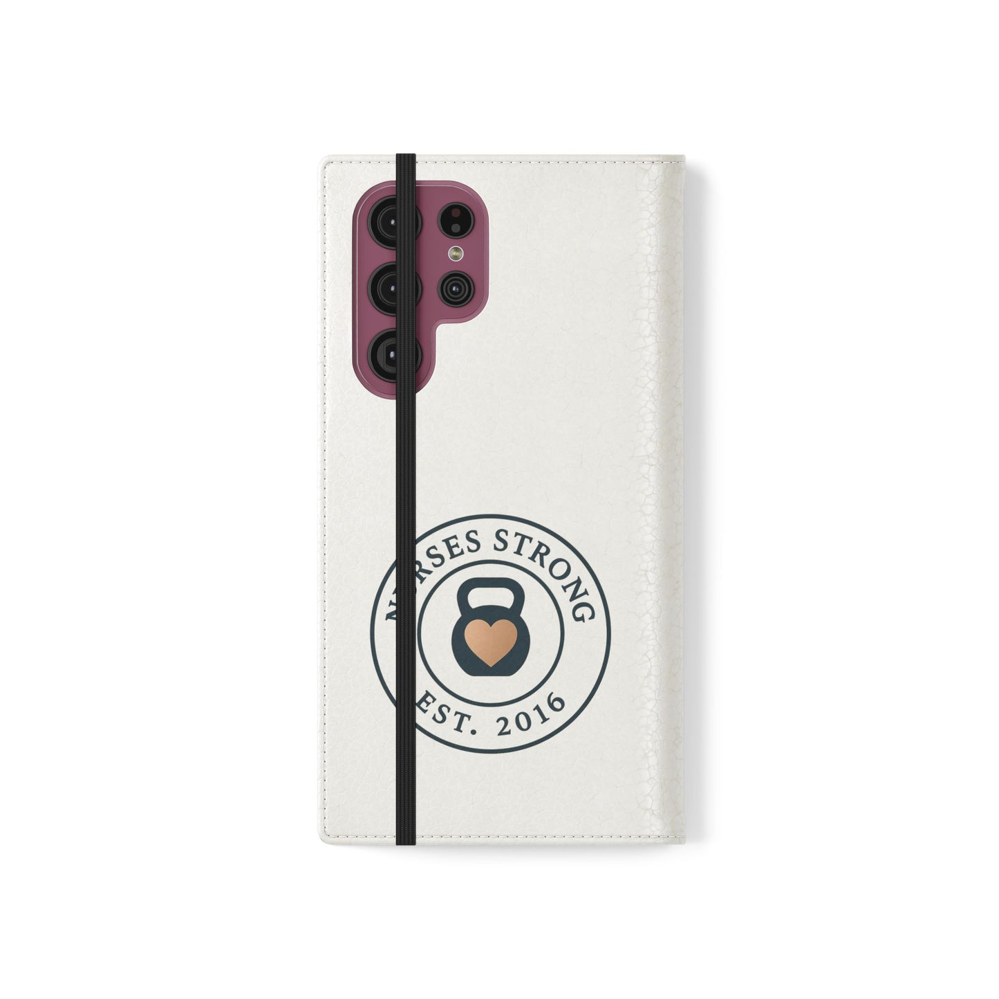 Navy Rose NS  Flip Case | Phone Accessory for Healthcare Workers | Gift for Nurses | Stylish & Functional | Durable Phone Protection