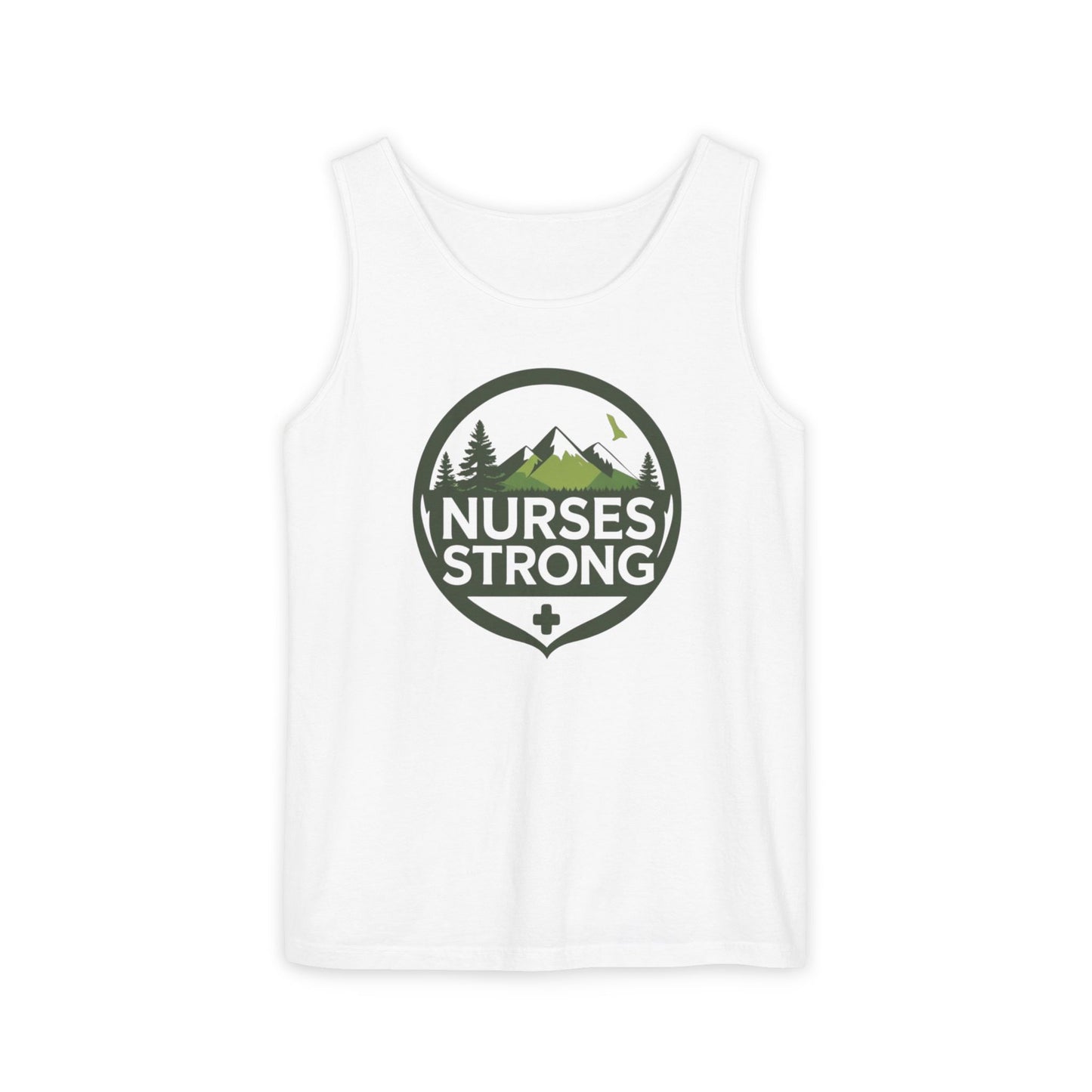 Nurses Strong Tank Top, Inspirational Relaxed Fit Sleeveless Shirt, Gifts for Healthcare Workers, Summer Casual Wear, Appreciation Gift