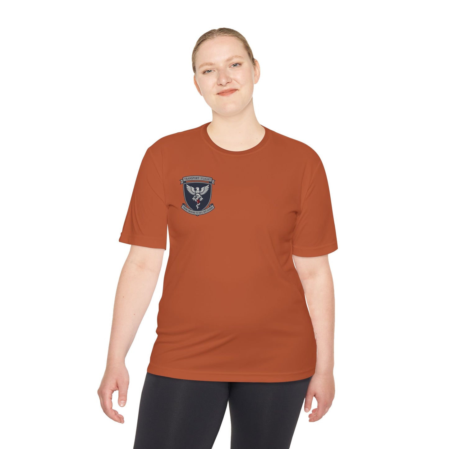 Transport/Flight Moisture Wicking Tee - Comfortable Athletic Shirt, Fitness Wear, Active Lifestyle, Sports Apparel, Workout Top