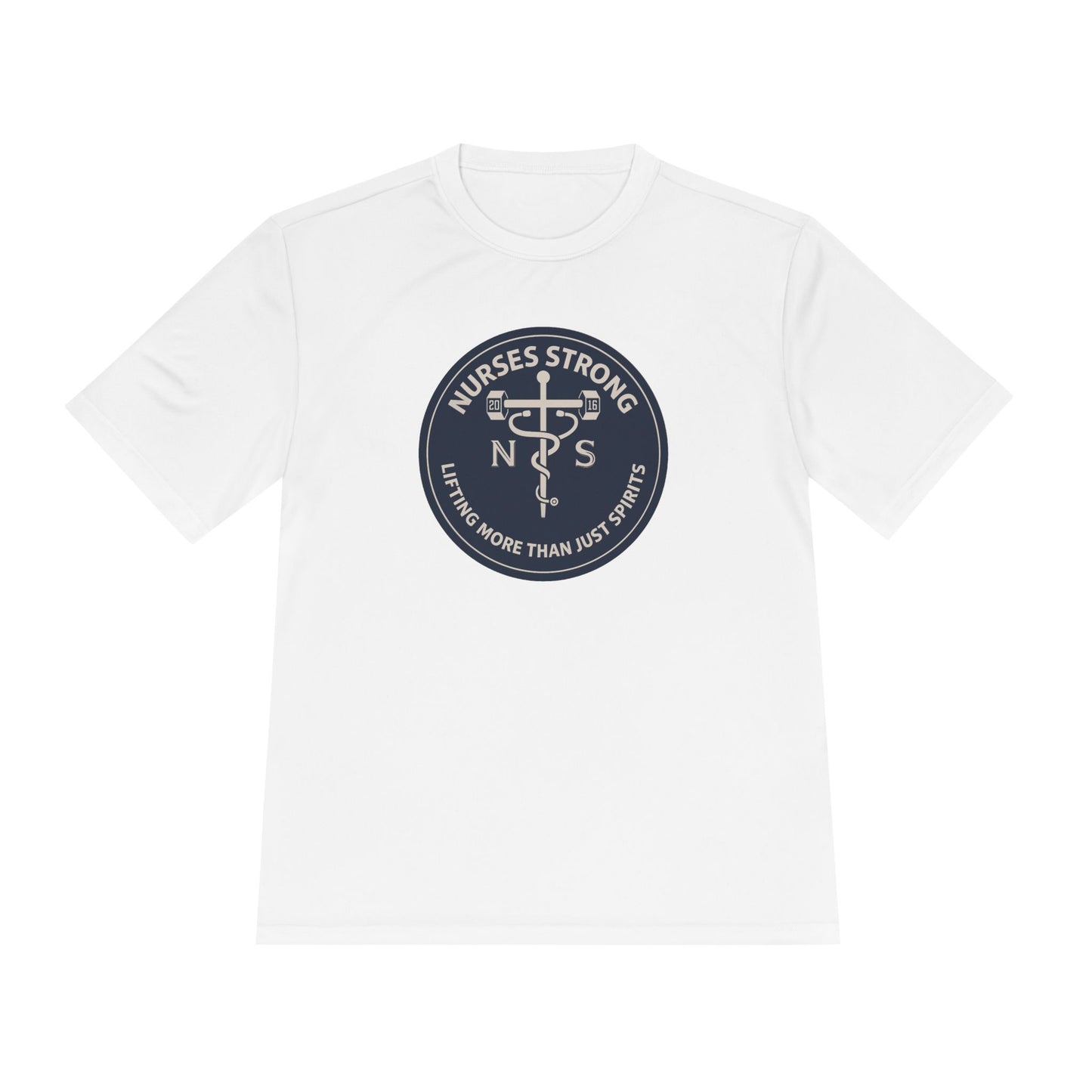 Nurses Strong Performance Tee | Gift for Healthcare Workers, Athletic Shirt, Appreciation Gift, Fitness Apparel, Nursing Student Tee