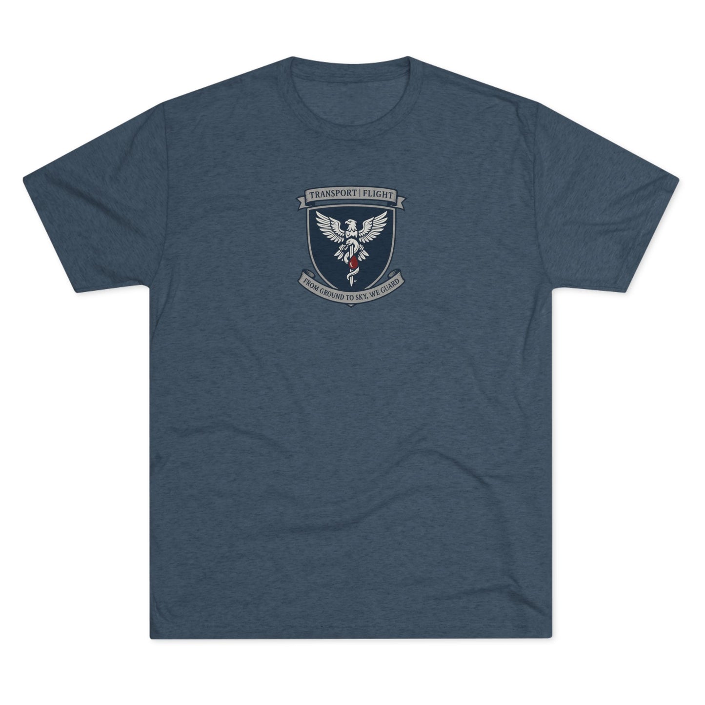 Transport Nurse Tri-Blend Crew Tee, Comfortable Casual T-Shirt, Perfect Gift for Nature Lovers, Adventure Apparel, Everyday Wear