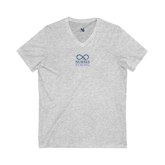 Infinity NS V-Neck Tee - | Inspirational Shirt for Healthcare Workers, Nurse Gift