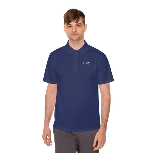 Infinity Men's Sport Polo Shirt - Lightweight Athletic Wear for Casual or Active Lifestyle, Perfect for Sports, Golf, Outdoor Events, Father's Day