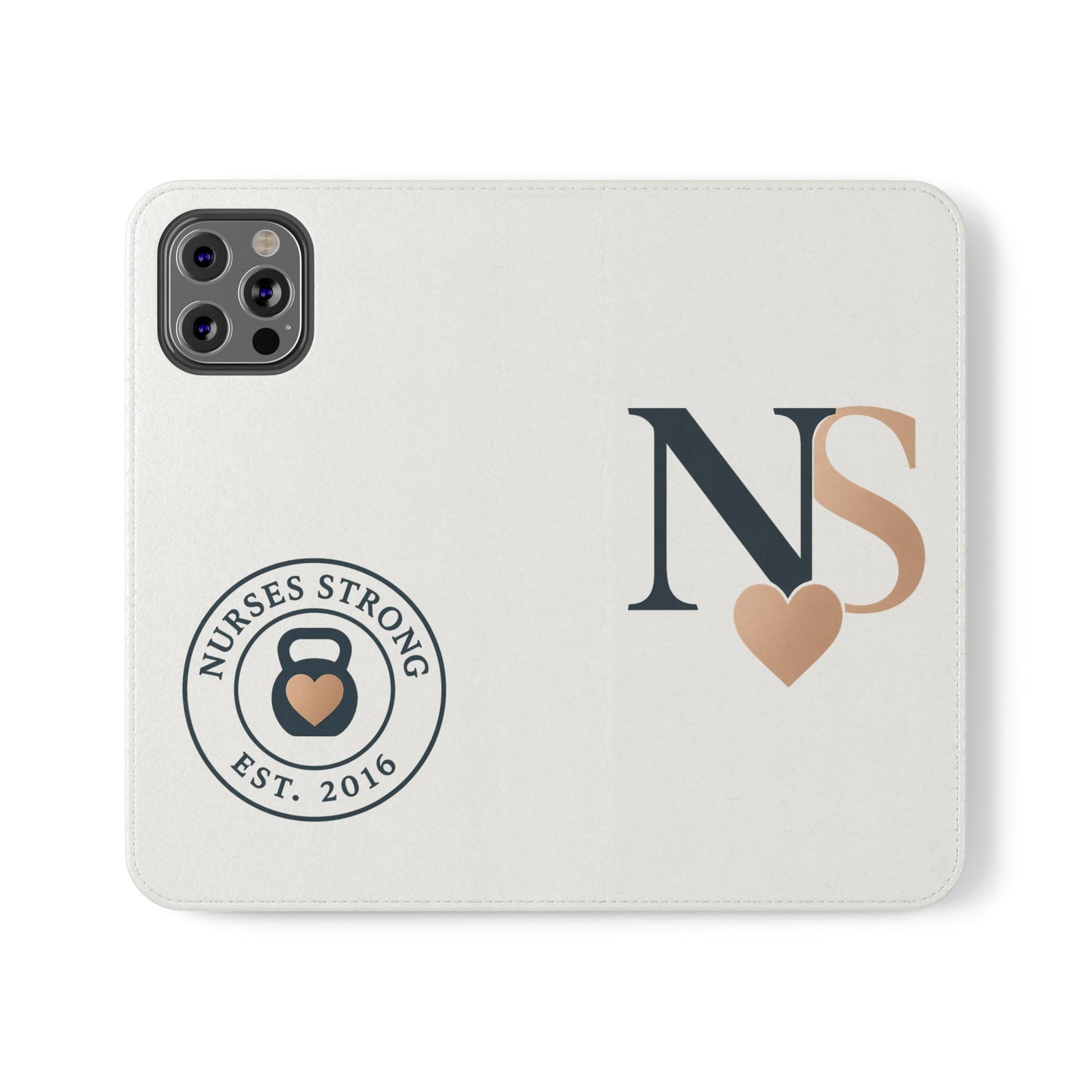 Navy Rose NS  Flip Case | Phone Accessory for Healthcare Workers | Gift for Nurses | Stylish & Functional | Durable Phone Protection
