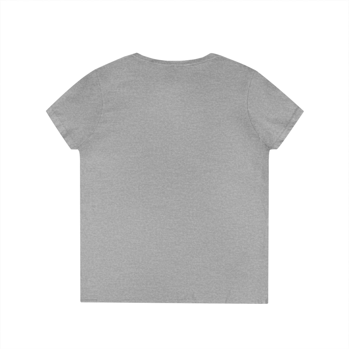 Personalized Heart NS V-Neck T-Shirt for Women, Stylish Gift, Everyday Wear, Casual Tee