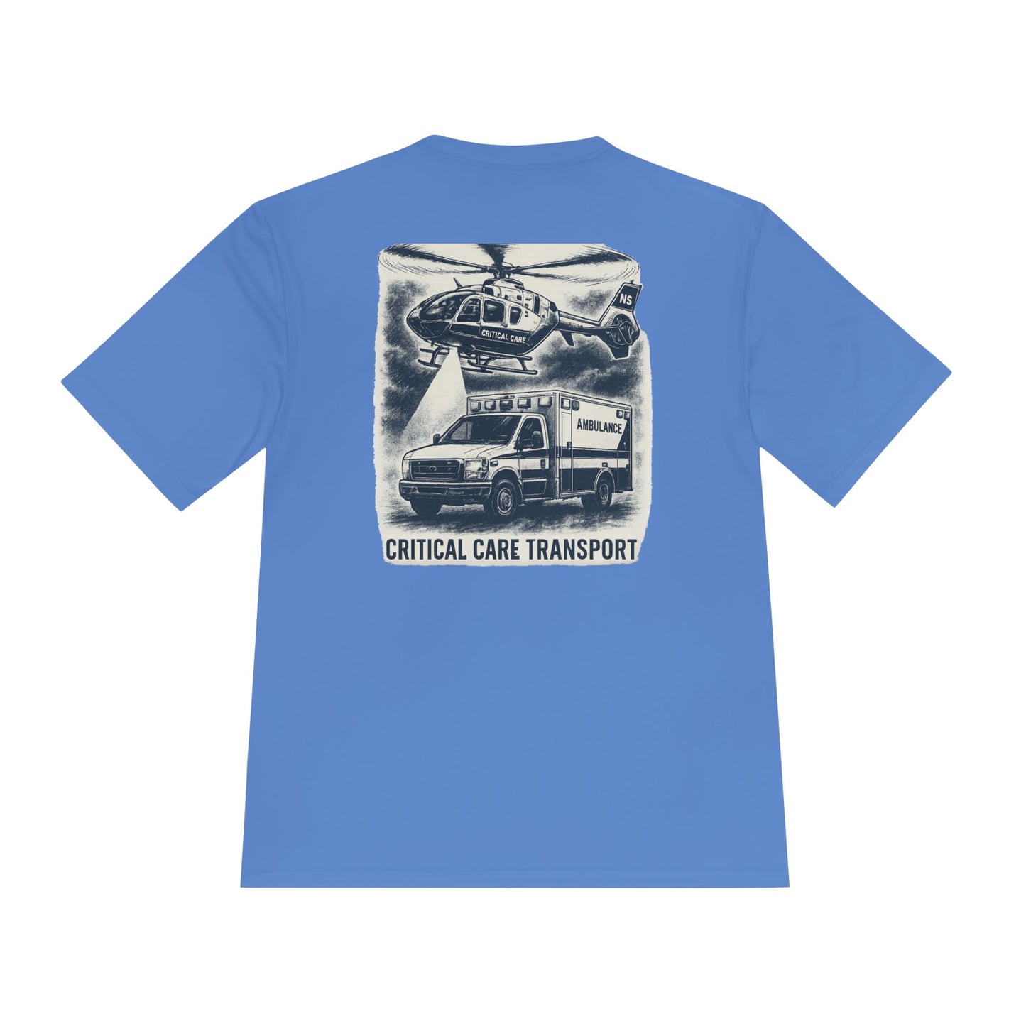 Critical Care Transport Tee, Unisex Athletic Shirt, EMS Gift, First Responder Apparel, Workout Tee, Emergency Services Clothing