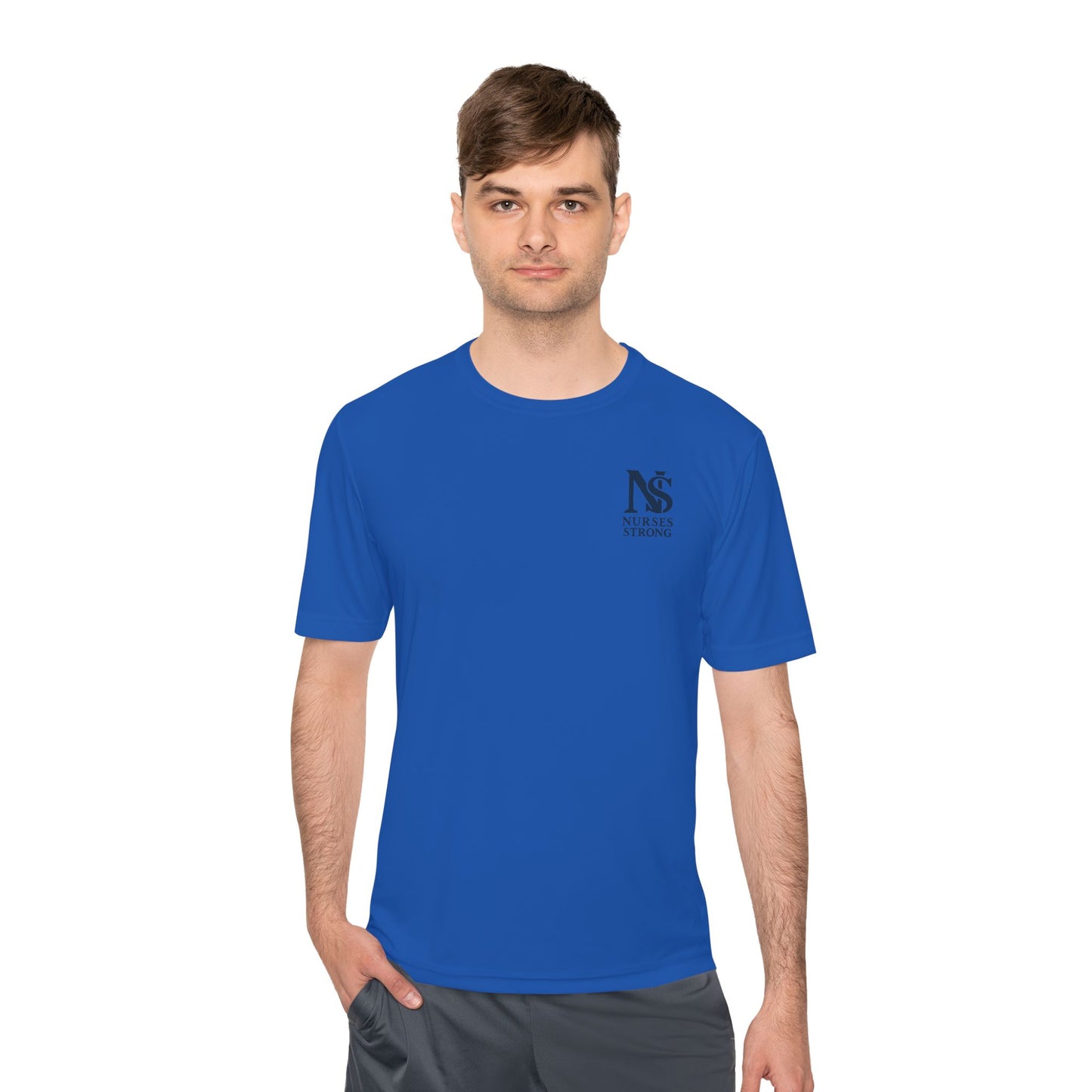 Nurses Strong Moisture-Wicking Tee, Perfect for Healthcare Workers, Gifts for Nurses, Fitness Apparel, Everyday Wear, Nurse Appreciation