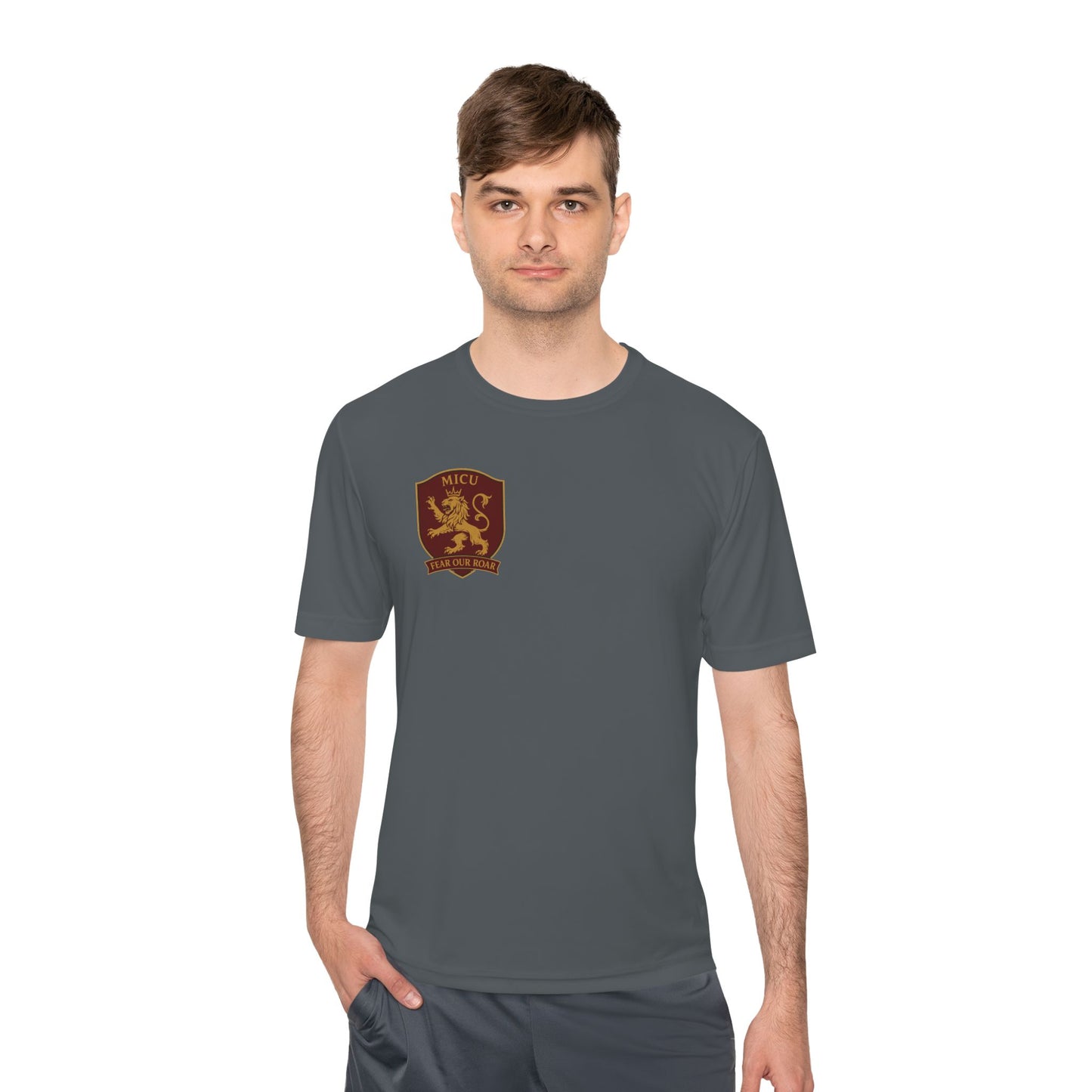 MICU Sigil Wicking Fitness Tee – Perfect for Athletes, Workout Gear, Gift for Sports Enthusiasts, Gym Shirt, Travel Top