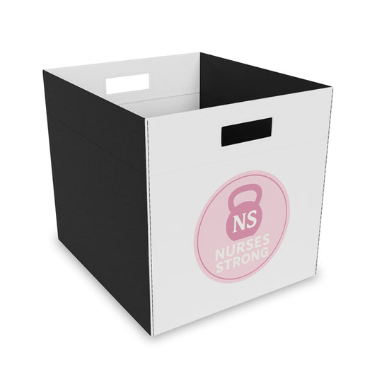 Nurses Strong Felt Storage Box, Nurse Gift, Organizational Bin, Home Decor, Cute Storage Solution, Medical Gift Idea