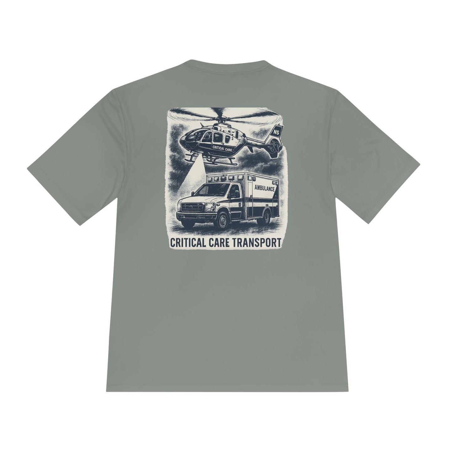 Critical Care Transport Tee, Unisex Athletic Shirt, EMS Gift, First Responder Apparel, Workout Tee, Emergency Services Clothing