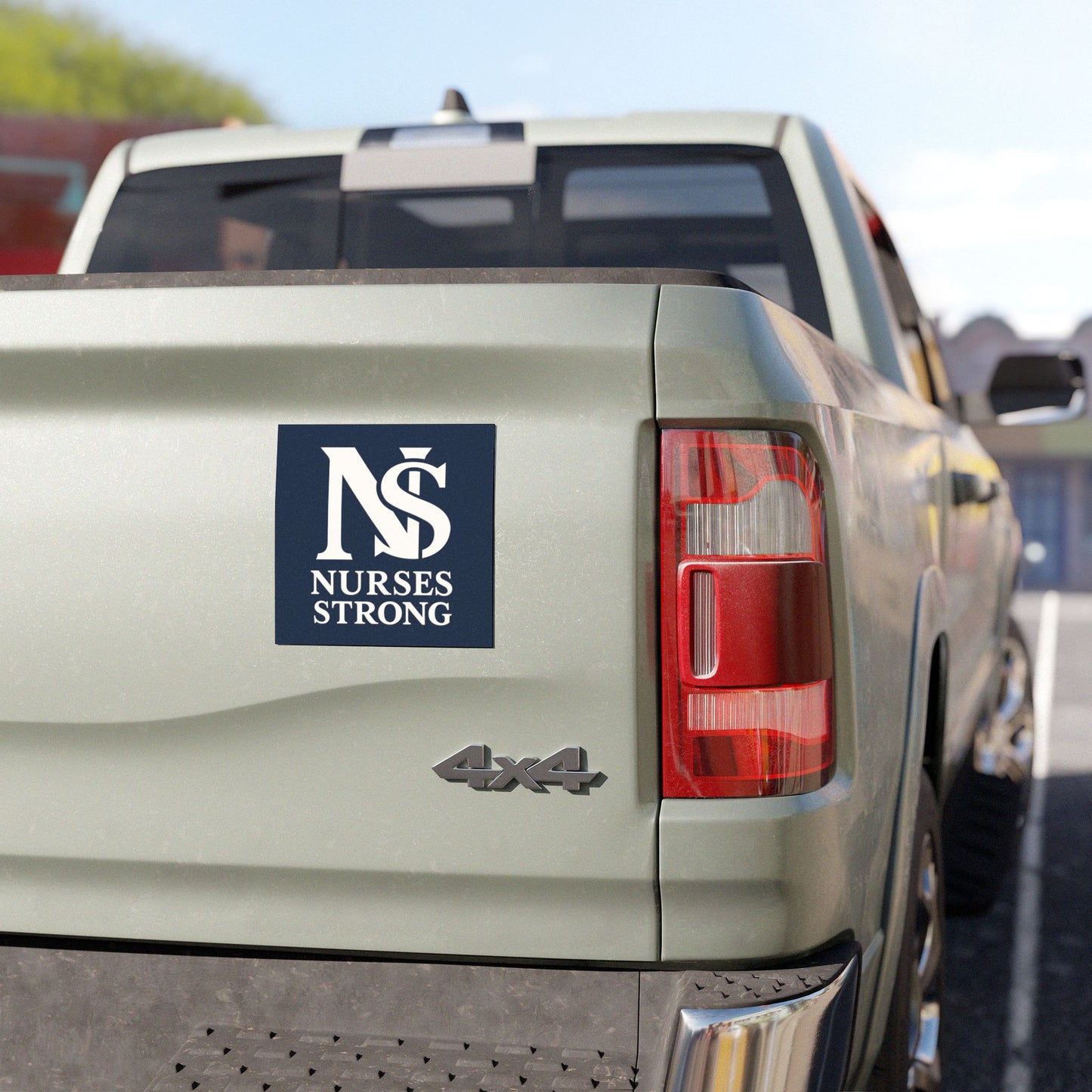Nurse Strong Car Magnets | Inspirational Car Decal for Nurses, Gift for Healthcare Workers, Strong Nurse Magnet, Nursing Appreciation