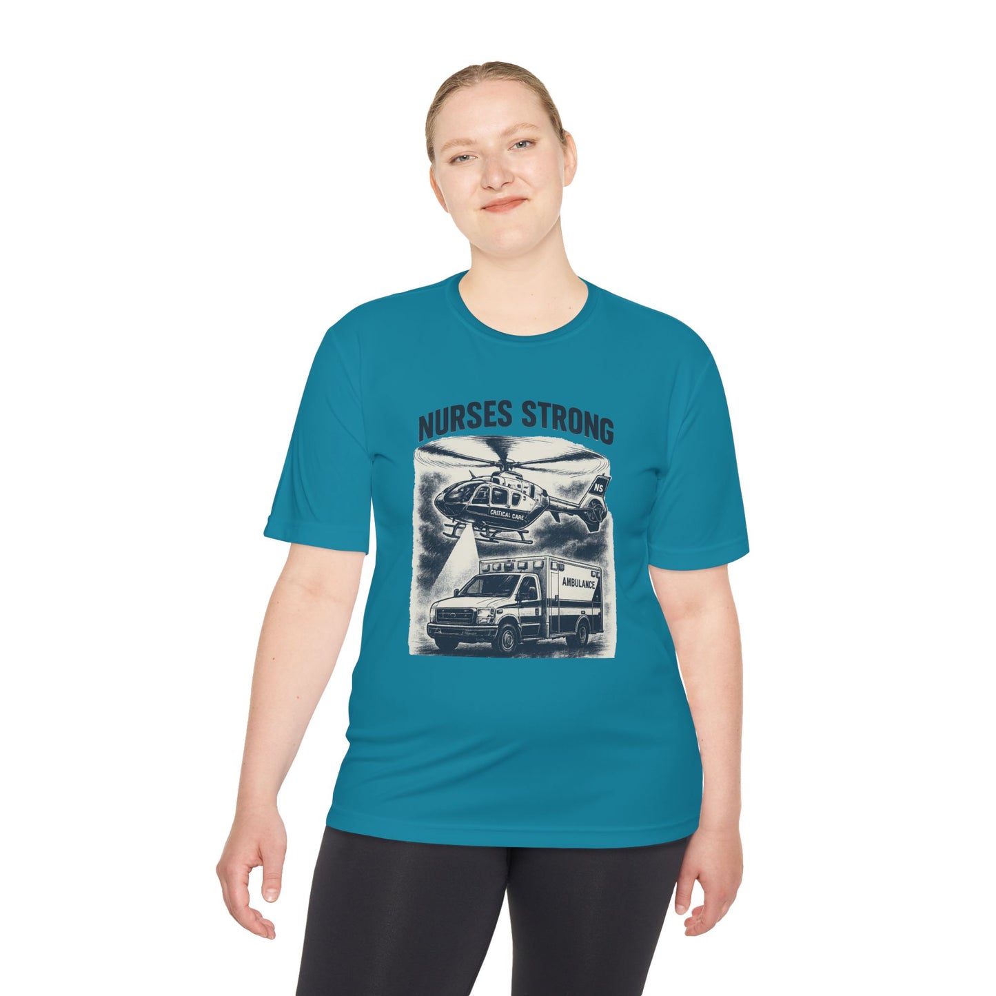Nurses Strong CC Moisture Wicking Performance Tee