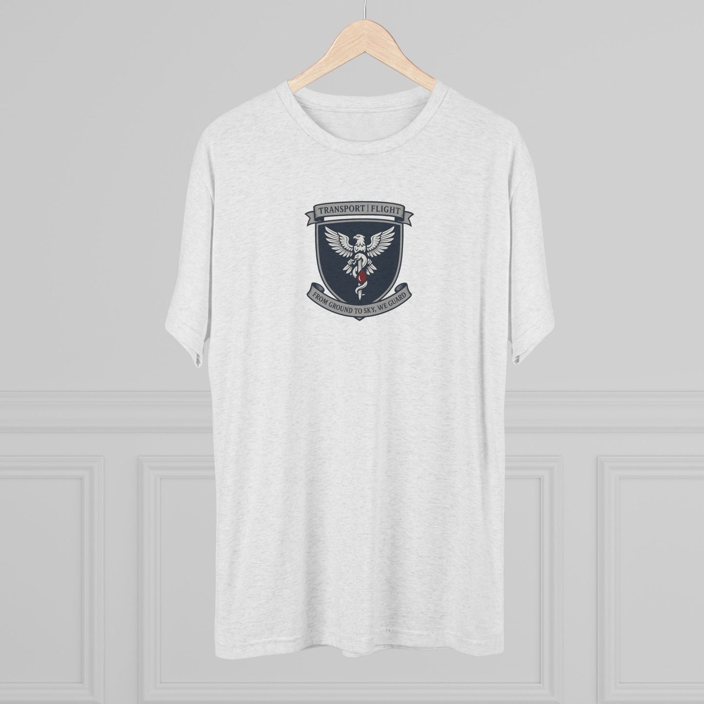 Transport Nurse Tri-Blend Crew Tee, Comfortable Casual T-Shirt, Perfect Gift for Nature Lovers, Adventure Apparel, Everyday Wear
