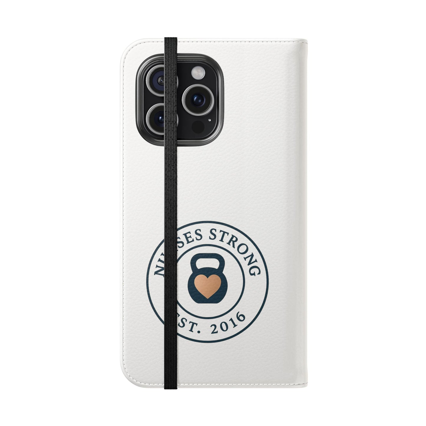 Navy Rose NS  Flip Case | Phone Accessory for Healthcare Workers | Gift for Nurses | Stylish & Functional | Durable Phone Protection