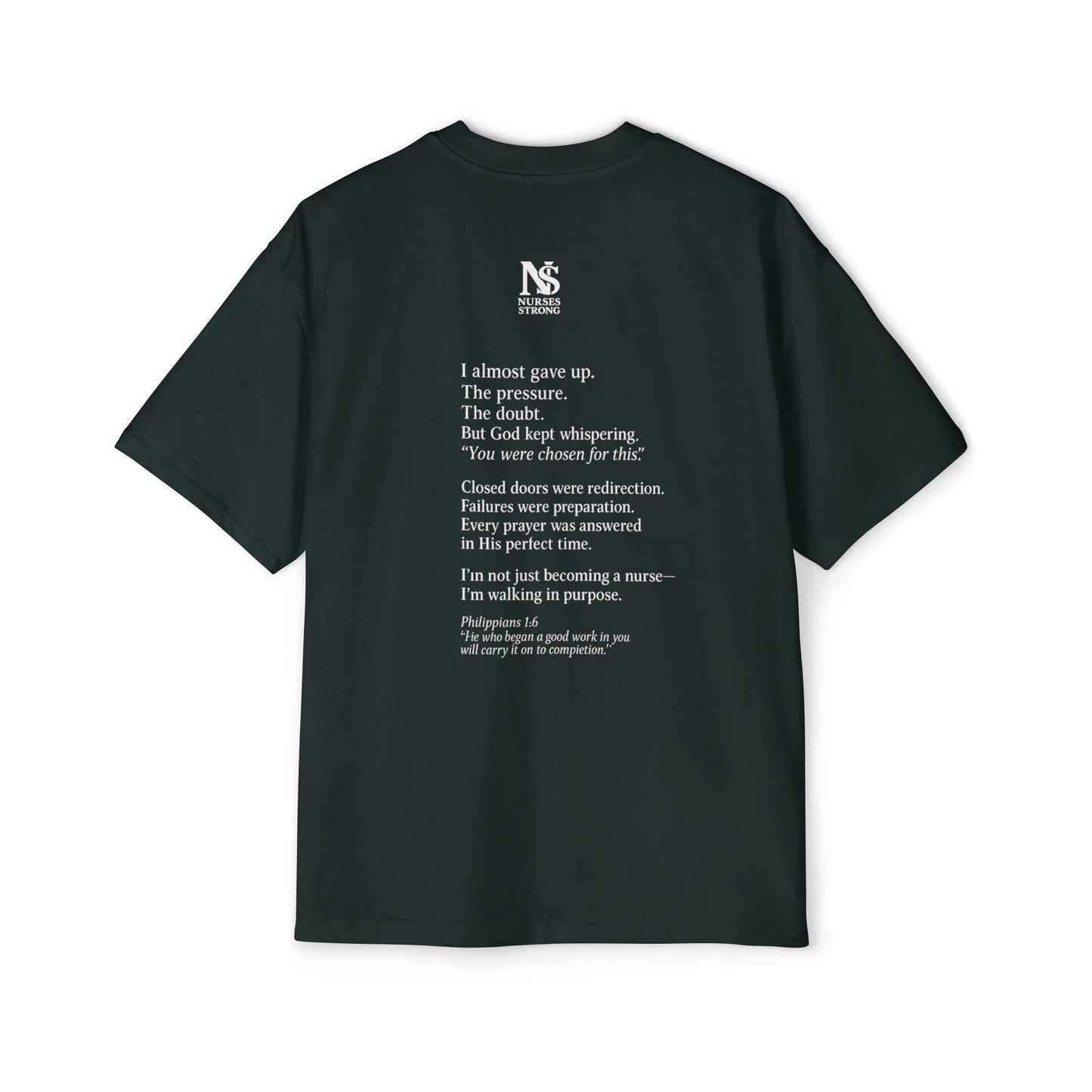 Guided by Faith, Men's Heavy Oversized Tee - Relaxed Casual Vibes, Everyday Wear,