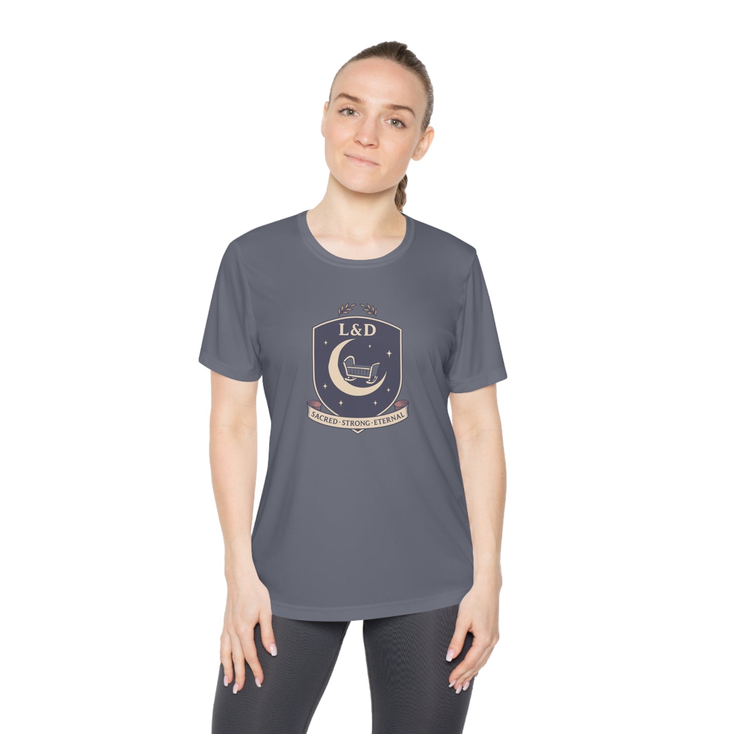 Competitor Tee, Ladies Athletic Shirt, Running Tee, Sportswear Top, Gym T-Shirt, Gifts for Athletes
