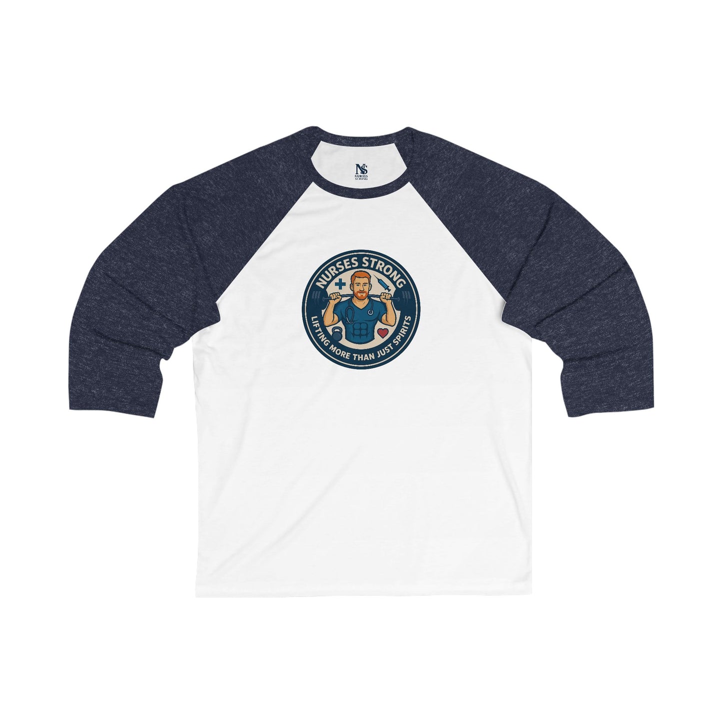 Nurses String Unisex 3/4 Sleeve Baseball Tee